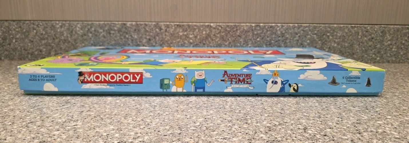 Monopoly Adventure Time Collector’s Edition 2013 Hasbro Complete