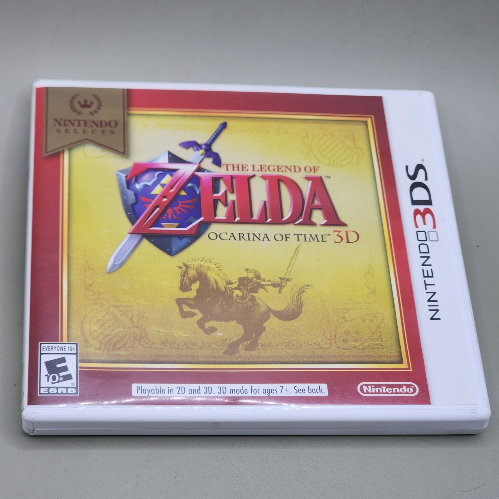 Case Manual NO GAME Legend of Zelda Ocarina of Time Nintendo 3DS