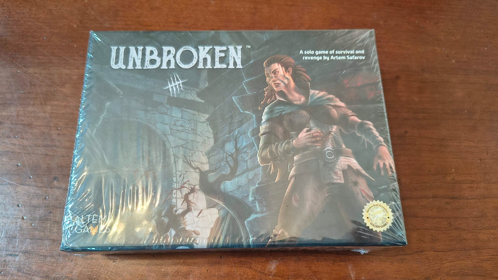 Unbroken – A Solo Card Game of Survival and Revenge – New & Unopened