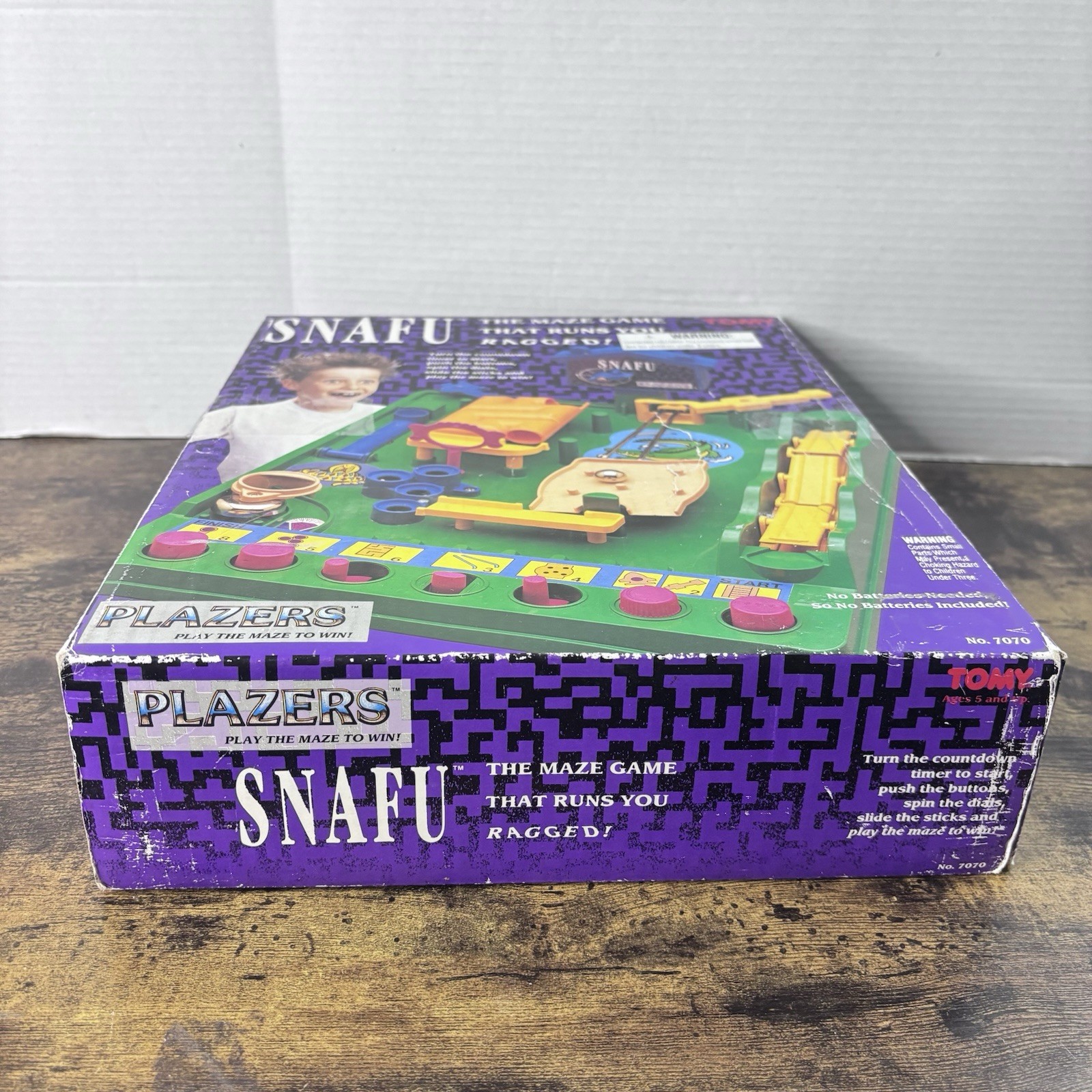 VINTAGE Snafu COMPLETE Tomy Screwball Scramble Run Yourself Ragged Marble Maze