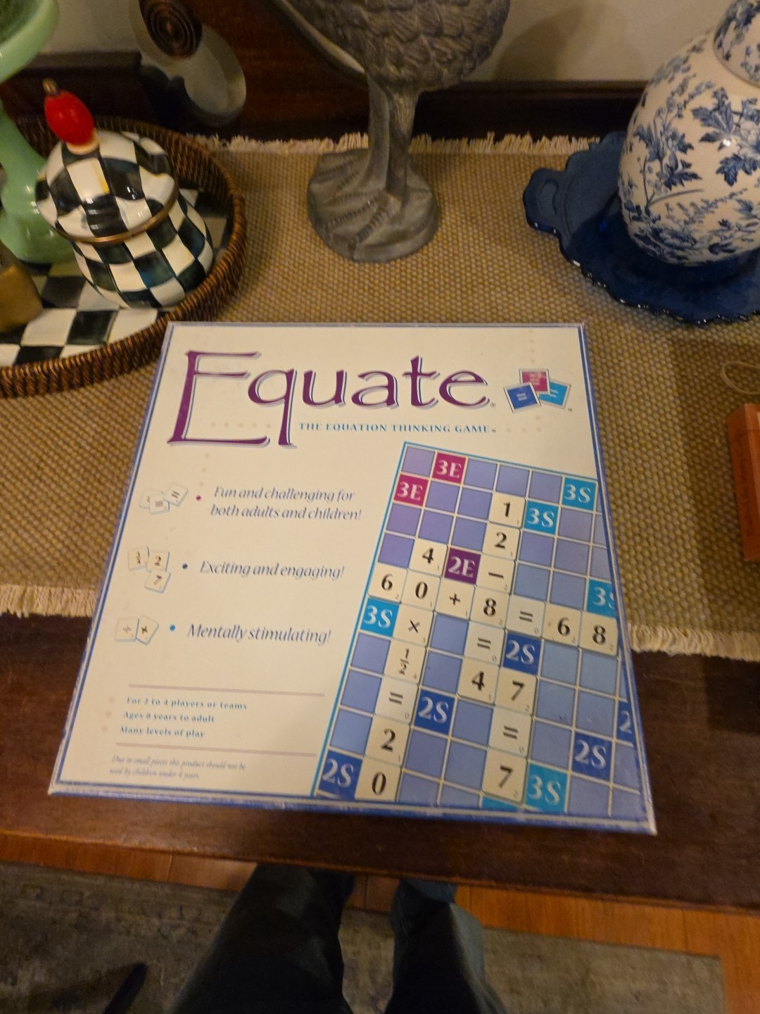 Equate The Equation Thinking Board Game – Home School – Math – Complete