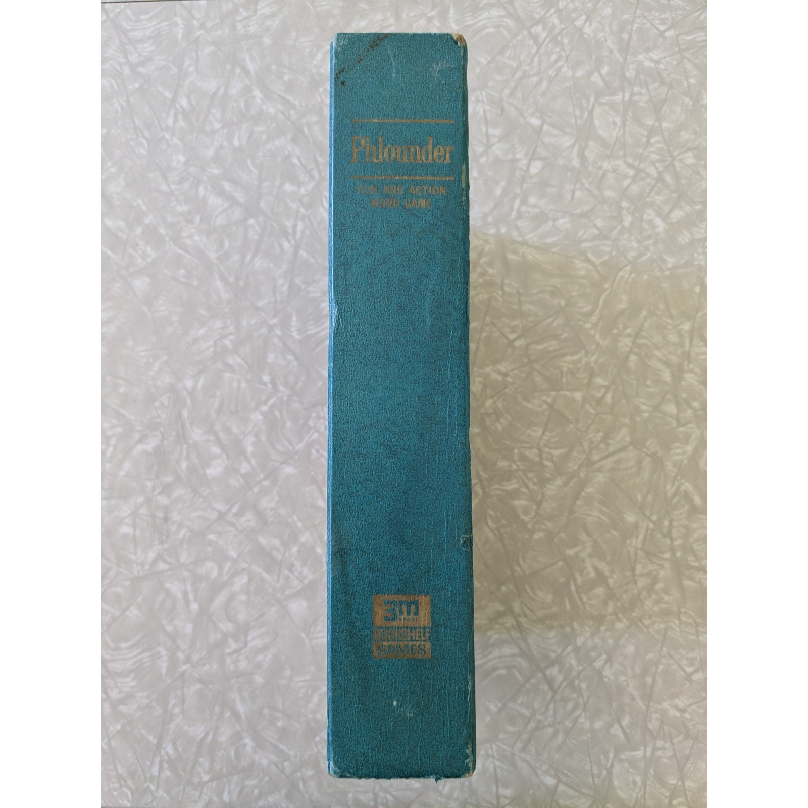 Vintage 1962 Phlounder 3M Bookshelf Game Word Action Game Complete 2-4 Players