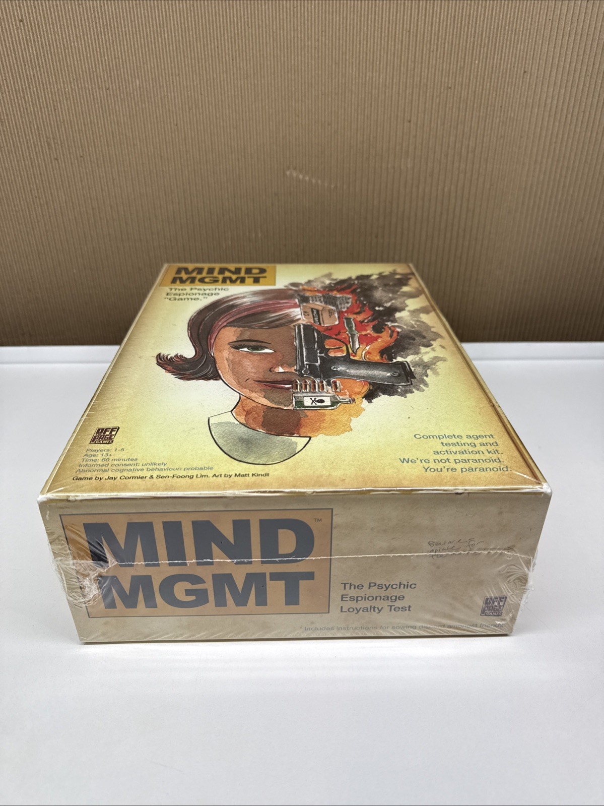 Mind MGMT Kickstarter Edition Strategy Board Game, Includes Solo & Co-op App