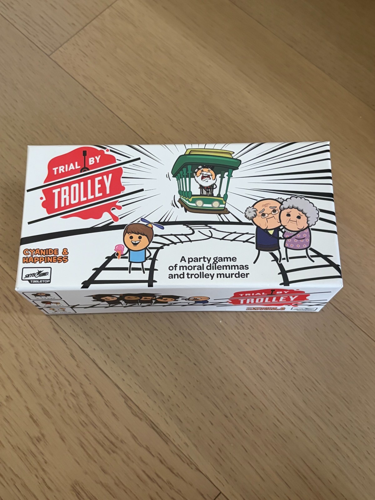 Skybound Trial by Trolley Moral Dilemma and Murder Party Game – SKY4214
