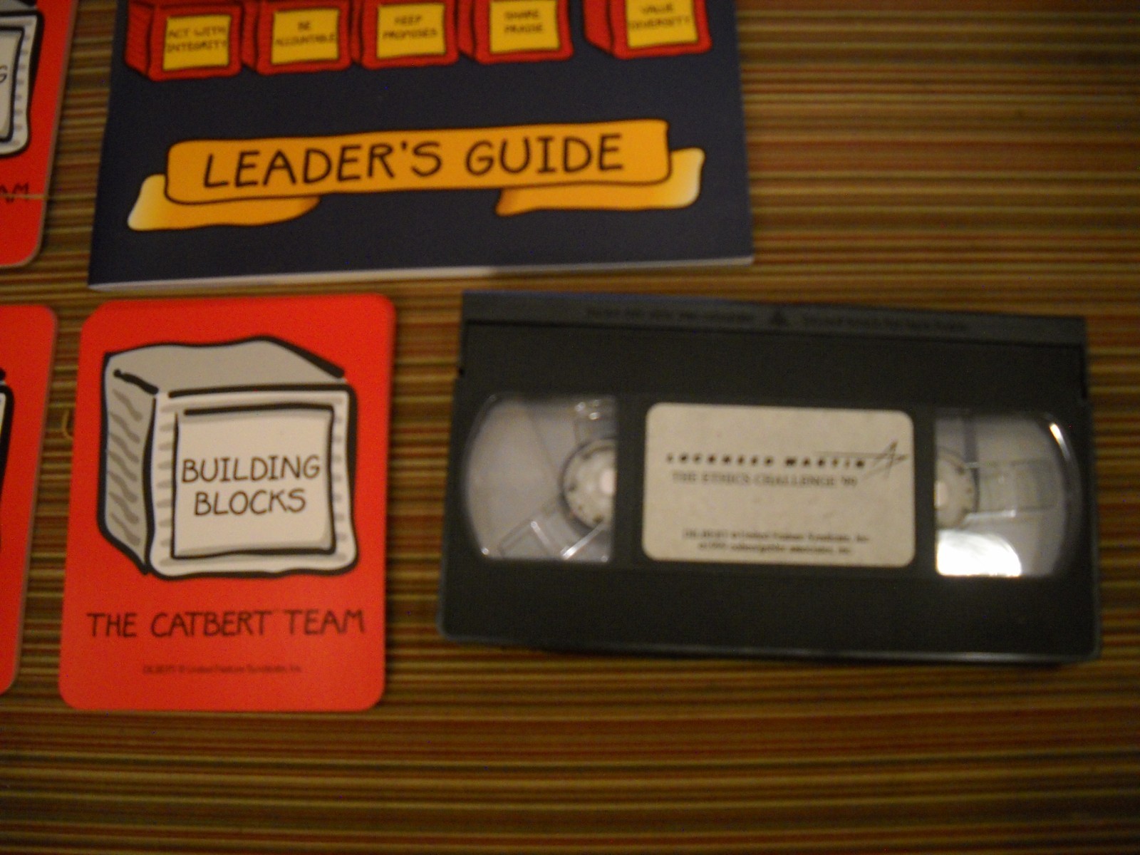 Lockheed Martin Dilbert The Challenge Continues Ethic Game 1999 Rare VHS Tape