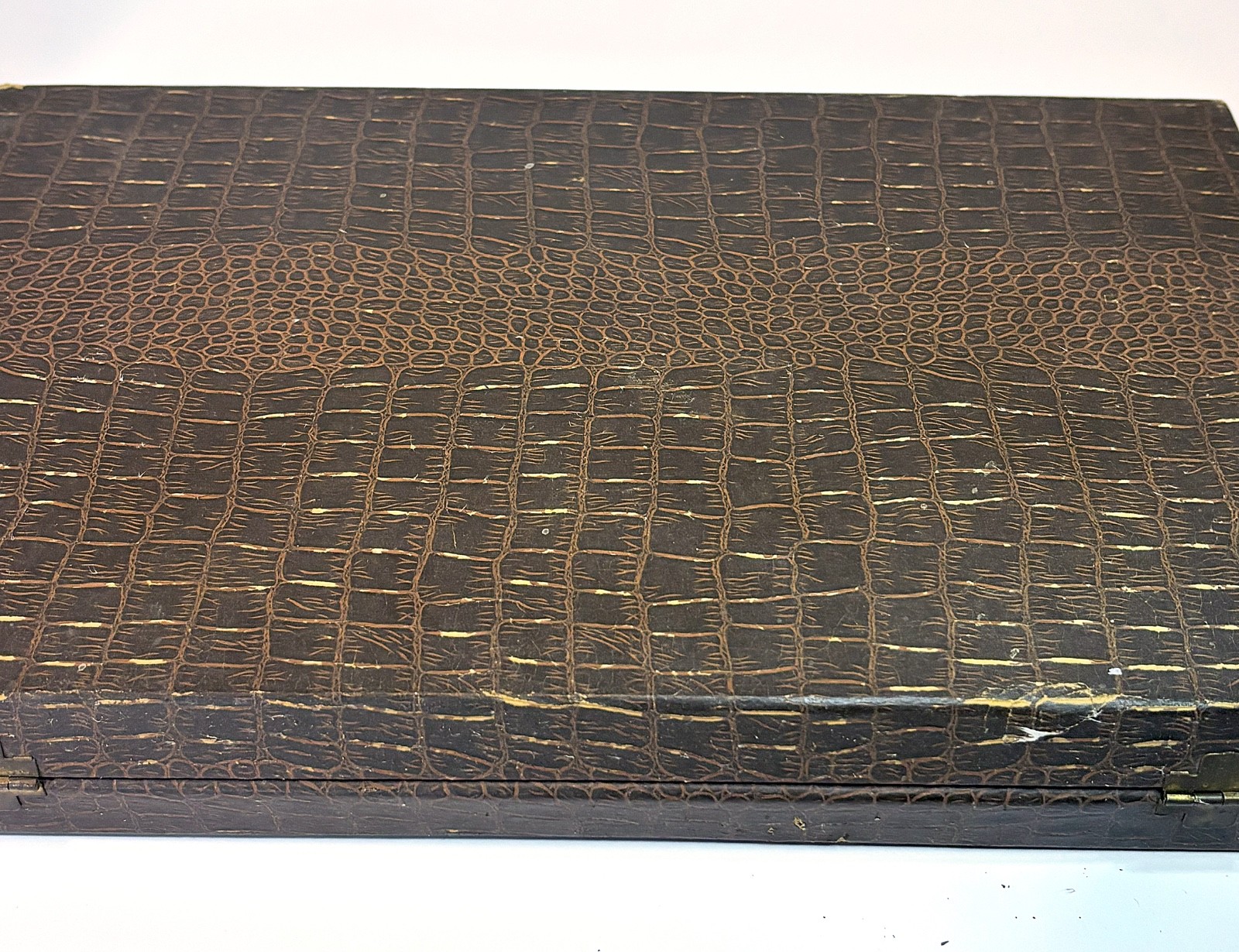 1970’s Vintage Lowe Deluxe Tournament Backgammon Set NO2401 Complete Very Good