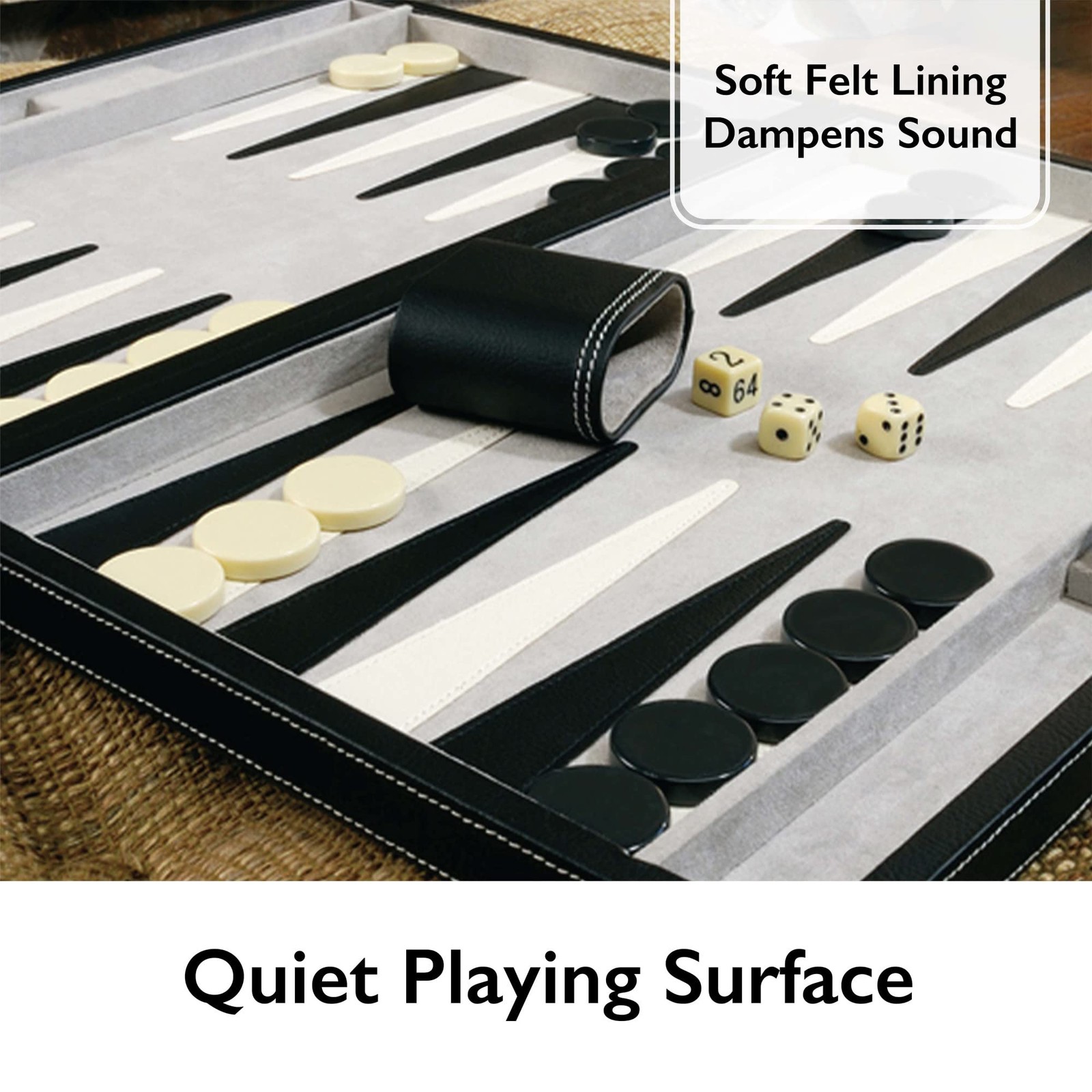 18 Inch Backgammon Set Mainstreet Classics Travel Board