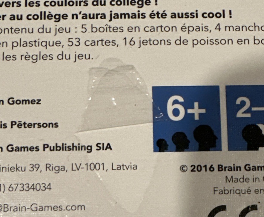 Brain Games BGP5168 Ice Cool Flicking Action Game. Sealed