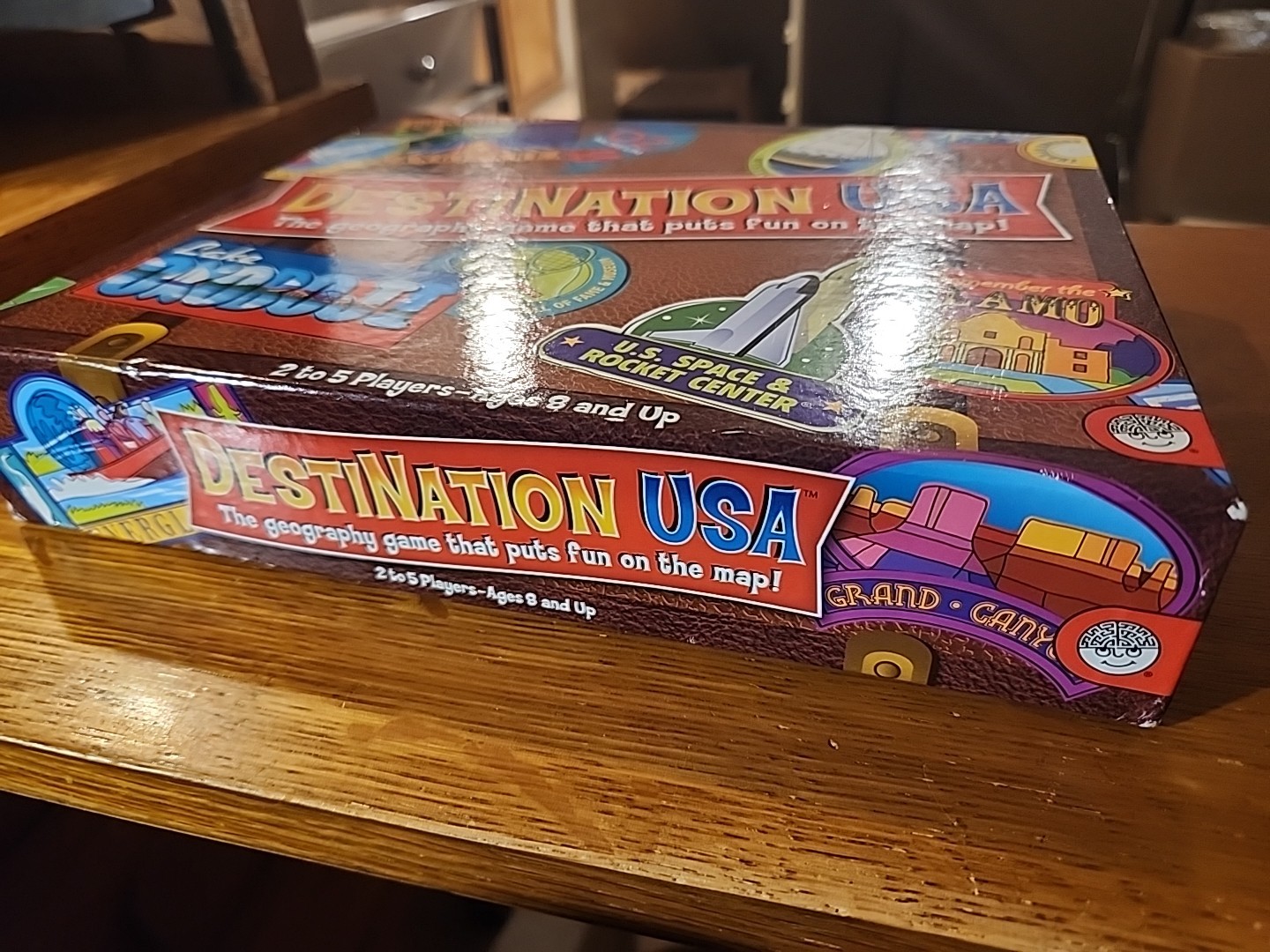 MindWare DESTINATION USA Board Game Learn Geography 50 States Map 2010 COMPLETE