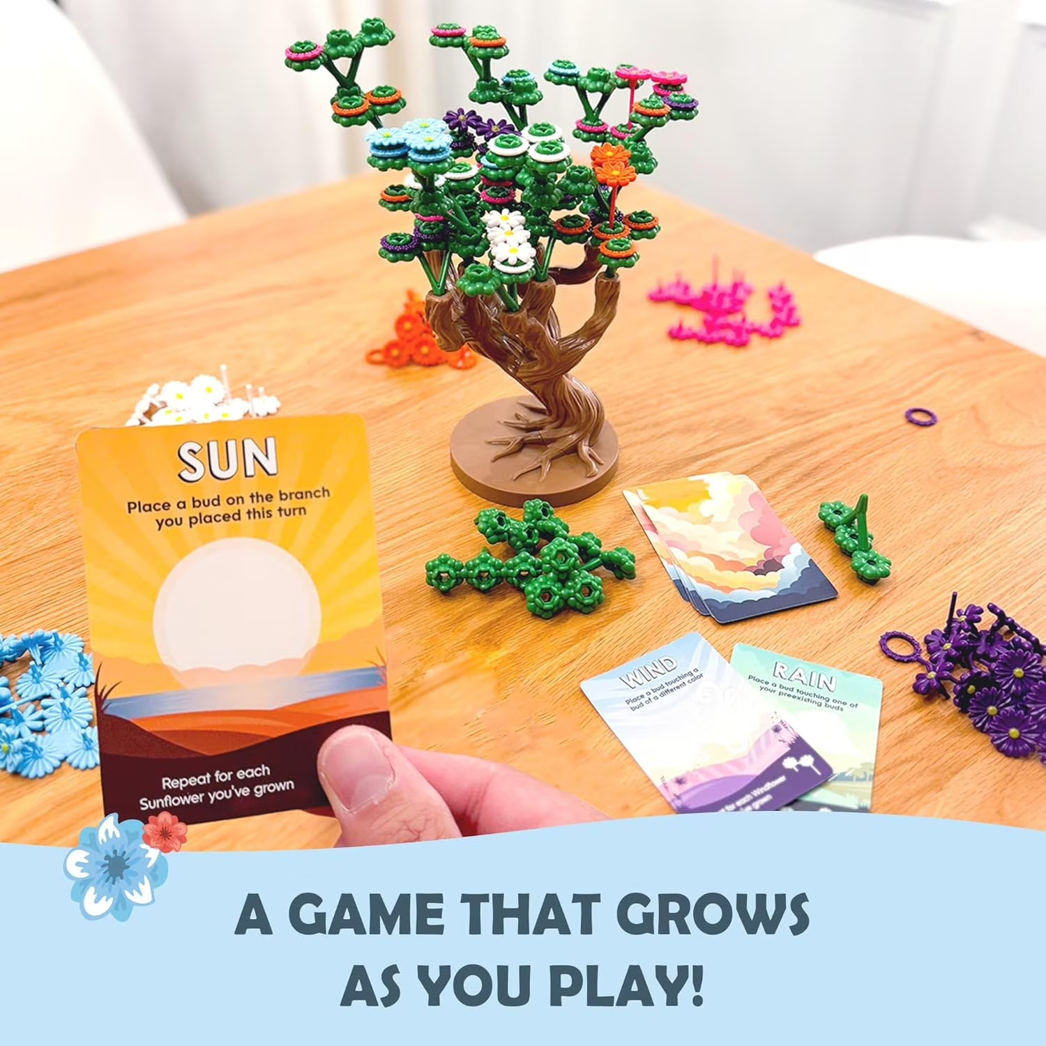 Bloomchasers A Delightfully 3D Game of Flowers and Wits Strategy Board Game NEW