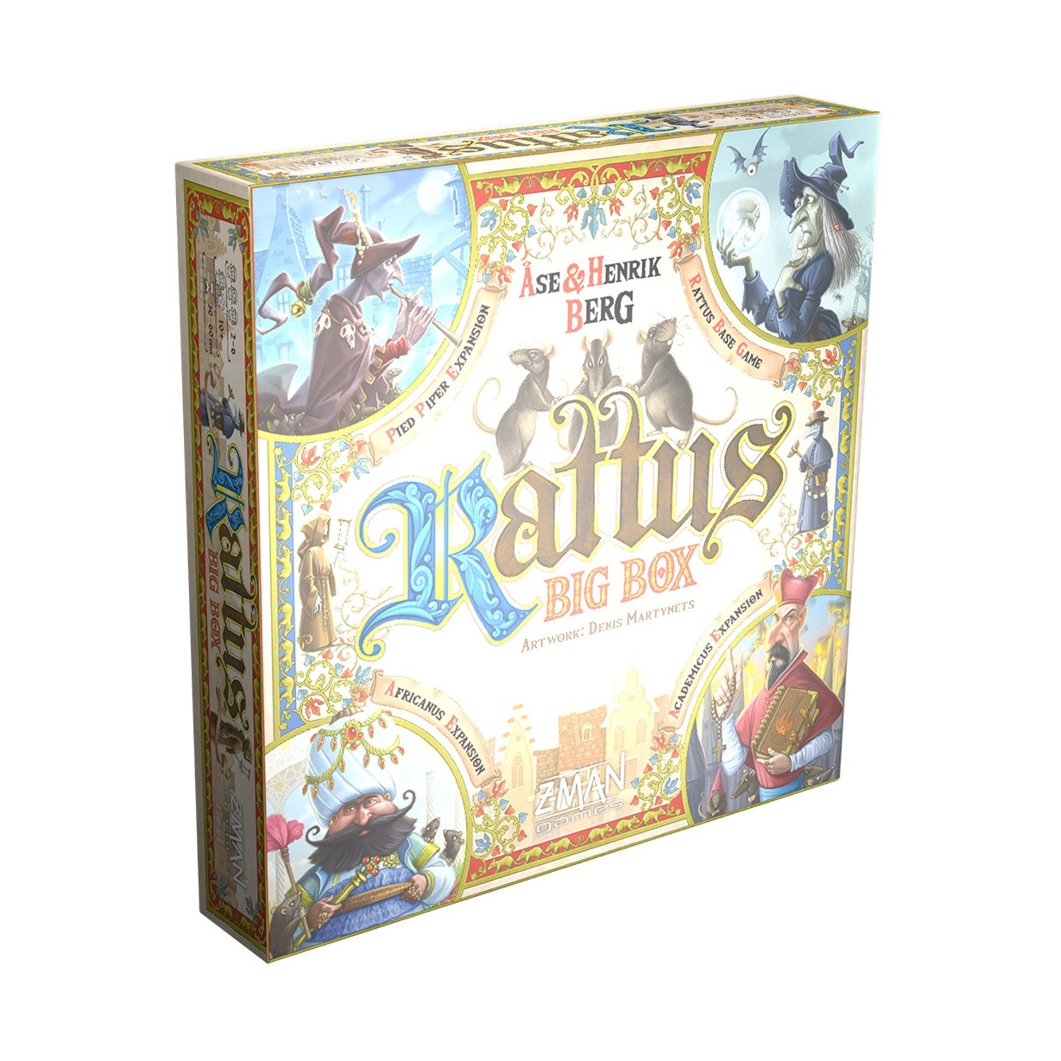 Z-Man Boardgame Rattus Big Box Box SW (New)