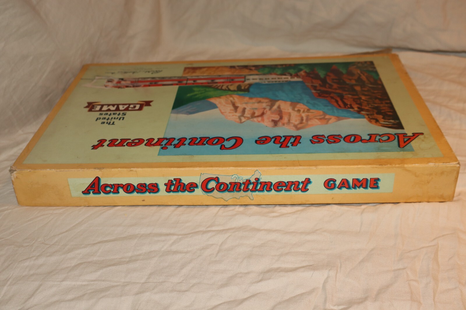 Vintage 1952 Parker Brothers Across the Continent Board Game *READ*