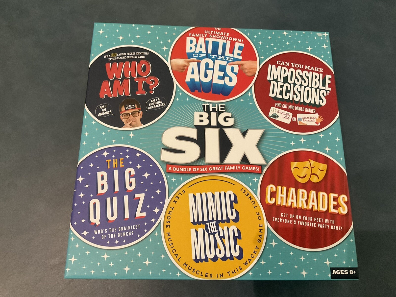 The Big Six Board Game (2019) 6 games in one