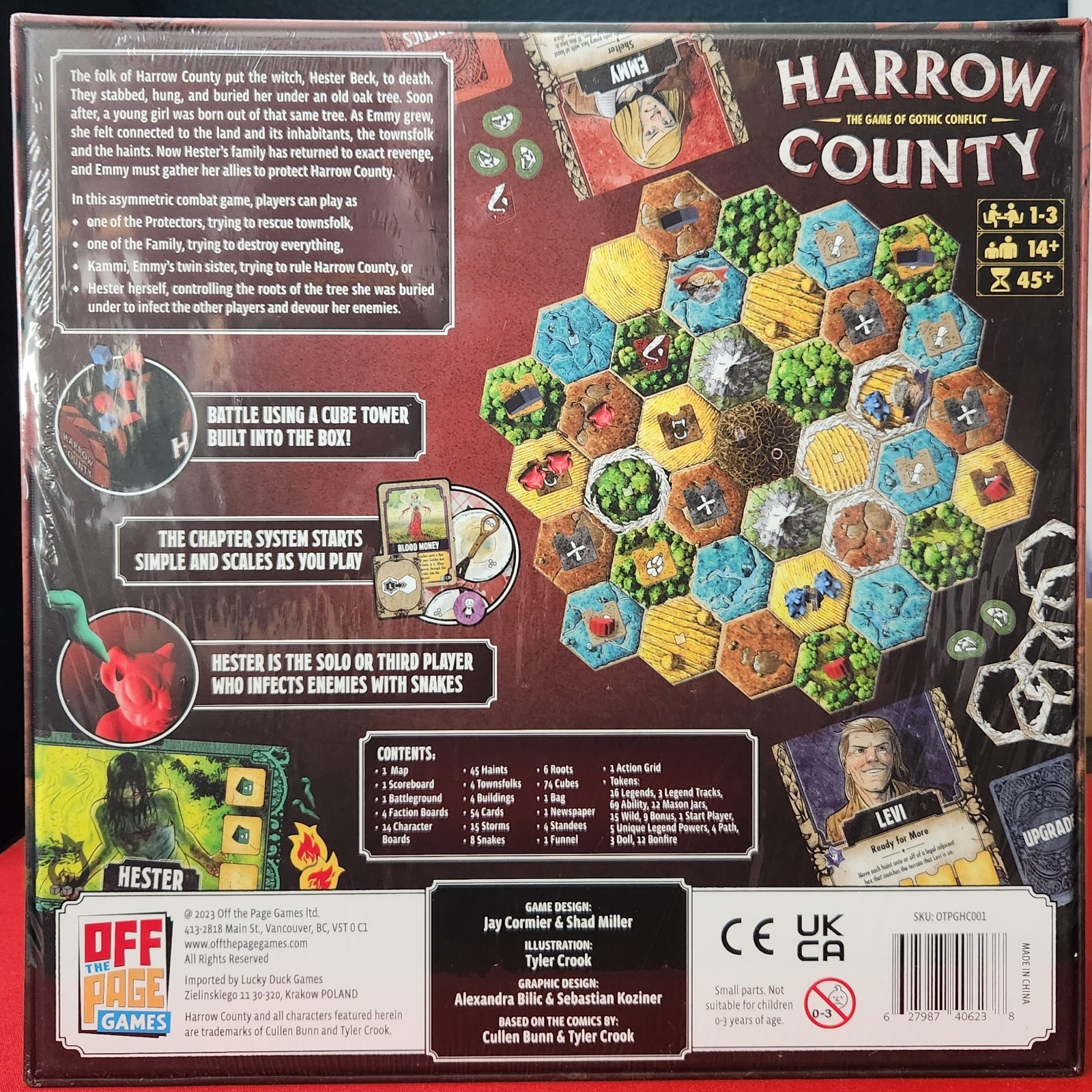 Harrow County Board Game the game of Gothic Conflict NEW in Shrink Retail Ed.