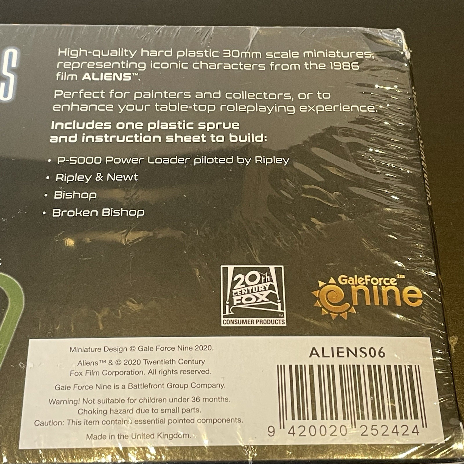 Aliens: Another Glorious Day in The Corps Sulaco Survivors Minis Gale Force Nine