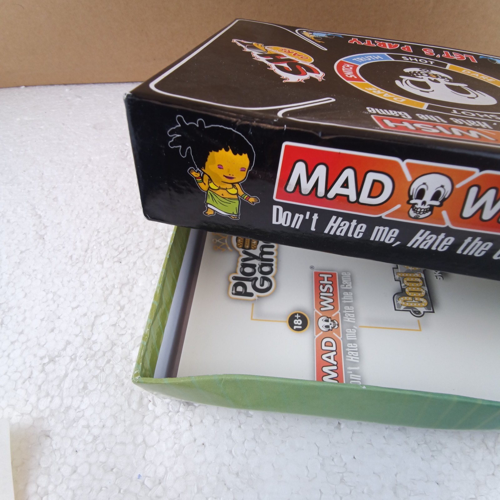 Mad Wish Pro Board Game Let’s Party Don’t Hate Me, Hate the Game, Rebelz Games