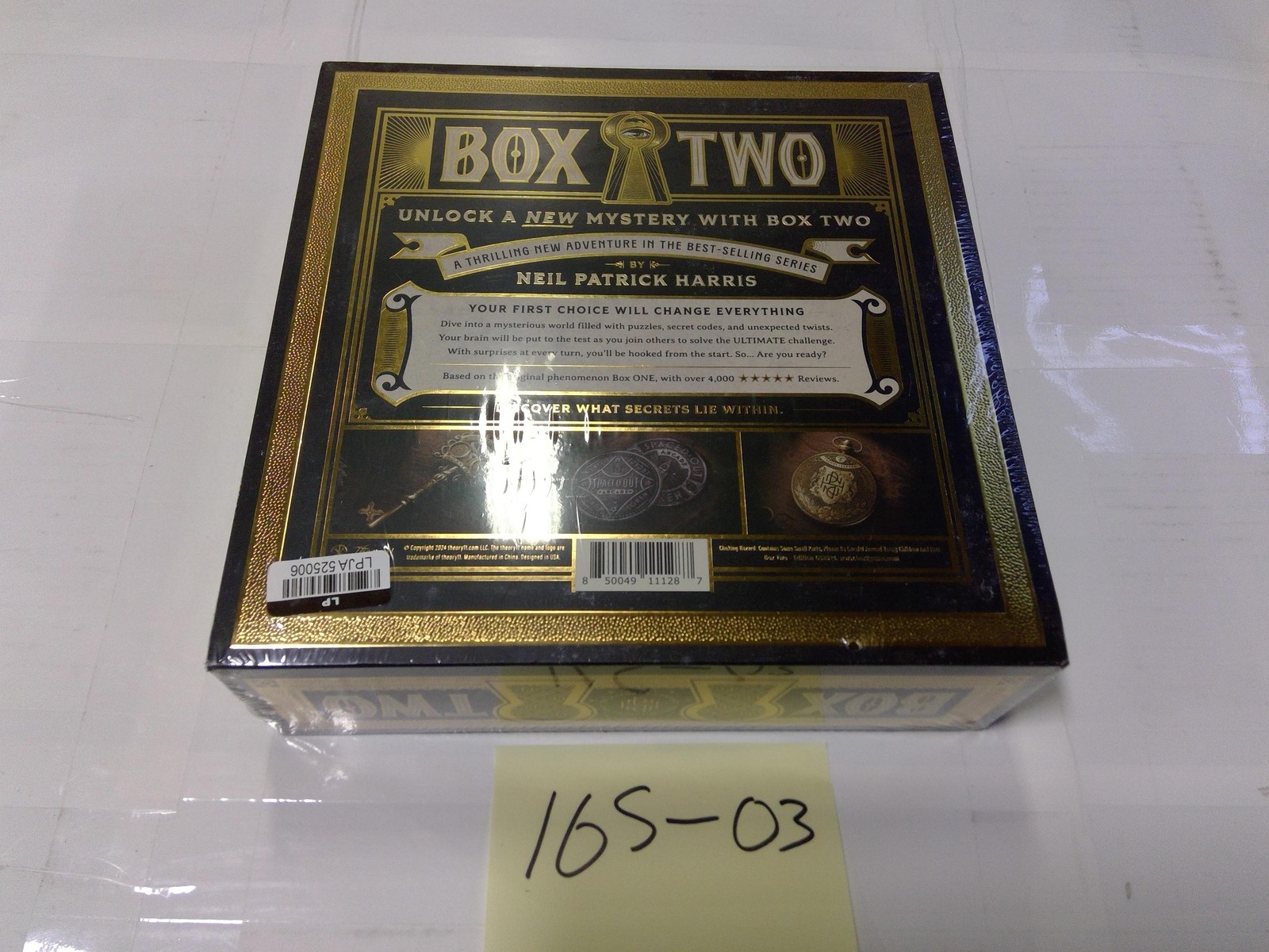 Theory11 Neil Patrick Harris Box Two Escape Puzzle Board Game 14+ New Sealed