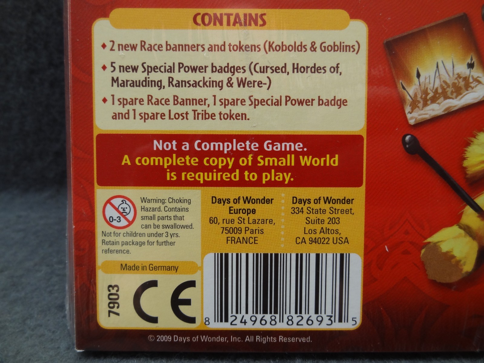NEW Philippe Keyaerts Small World CURSED A Mini Expansion Pack