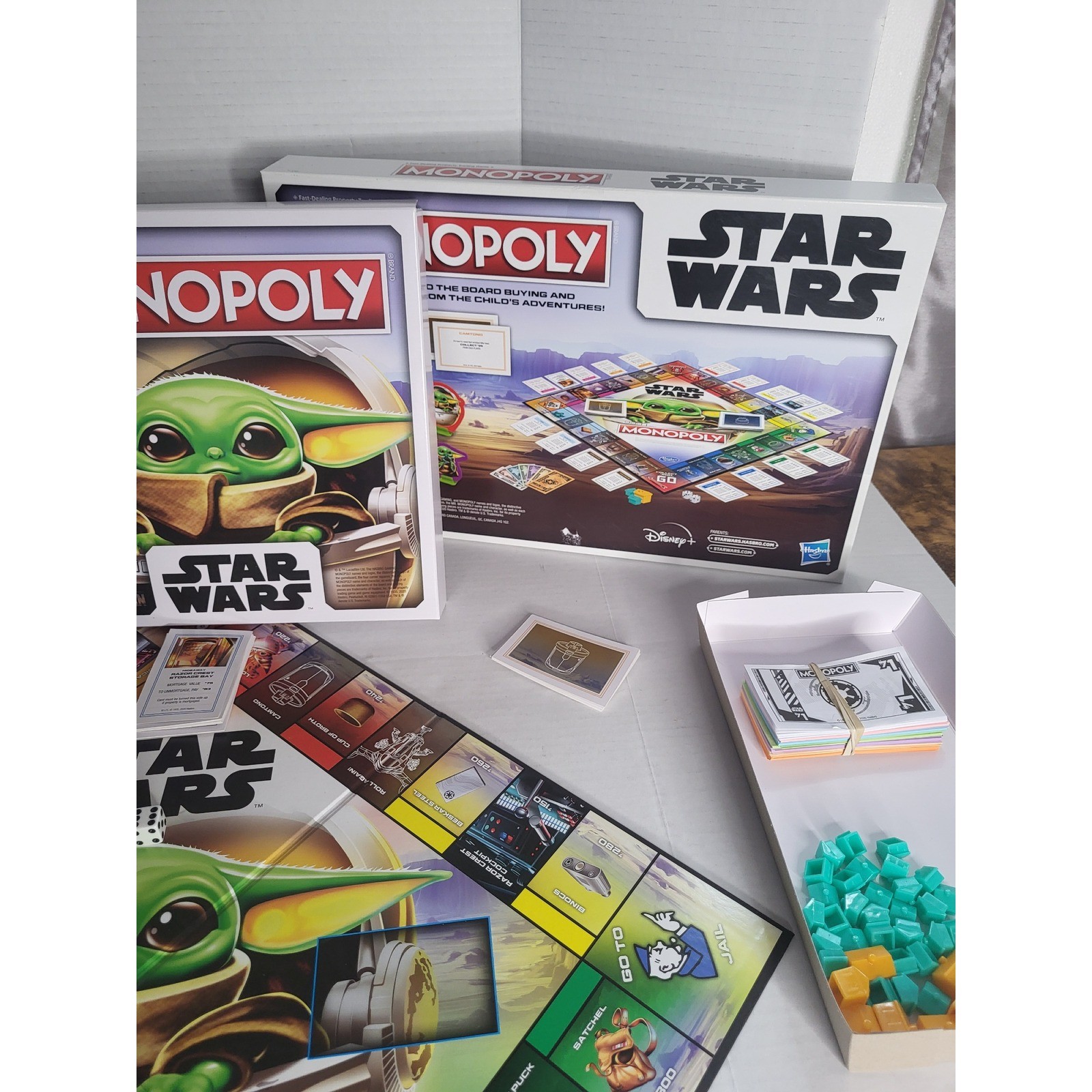 Star Wars The Mandalorian Monopoly The Child Grogu Board Game Hasbro 2013