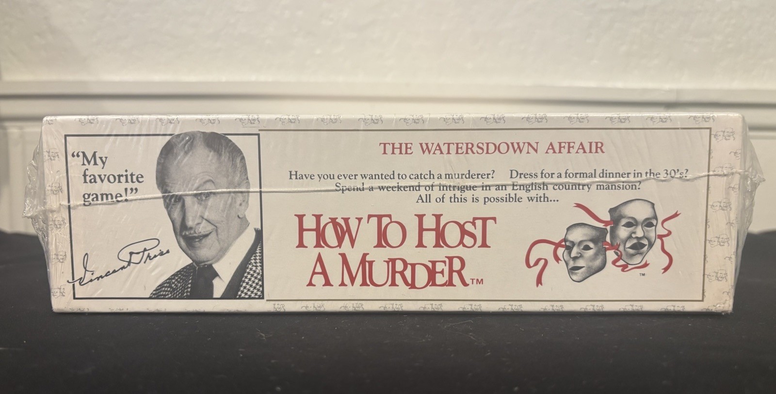 1986 How To Host A Murder Watersdown Affair Sealed & Original Price Tag Party