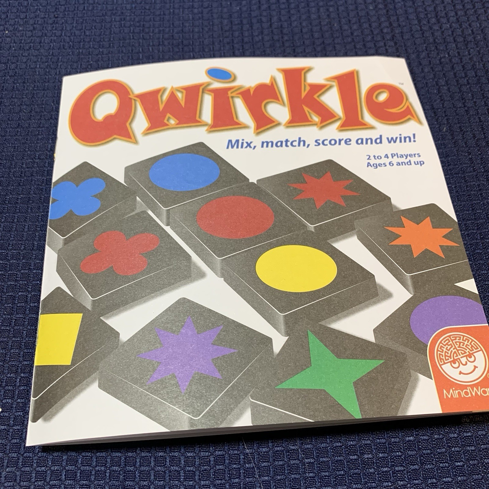 Qwirkle Family Game COMPLETE Award Winning Strategy MindWare MENSA Select