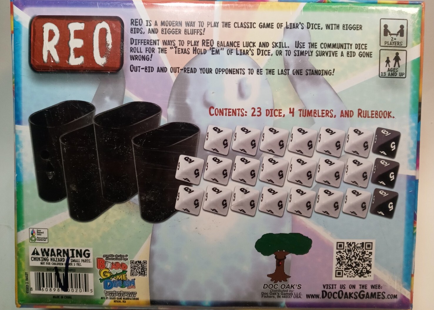 REO Classic Game OF Liar’s Dice Game New In Plastic