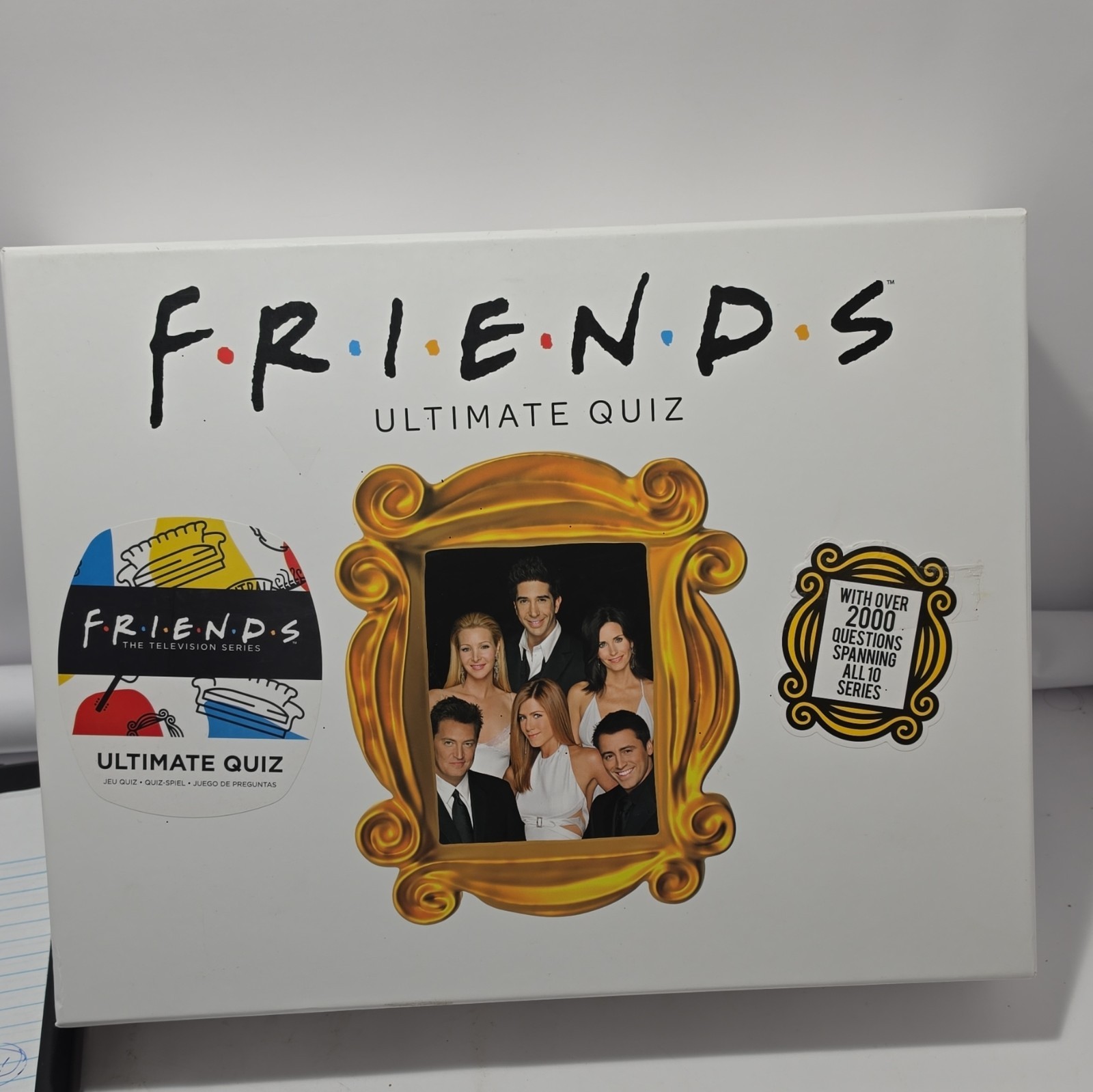 Paladone Friends Ultimate Quiz Game w/ Spinning Wheel, 2+ Players, Age 12+, 2019