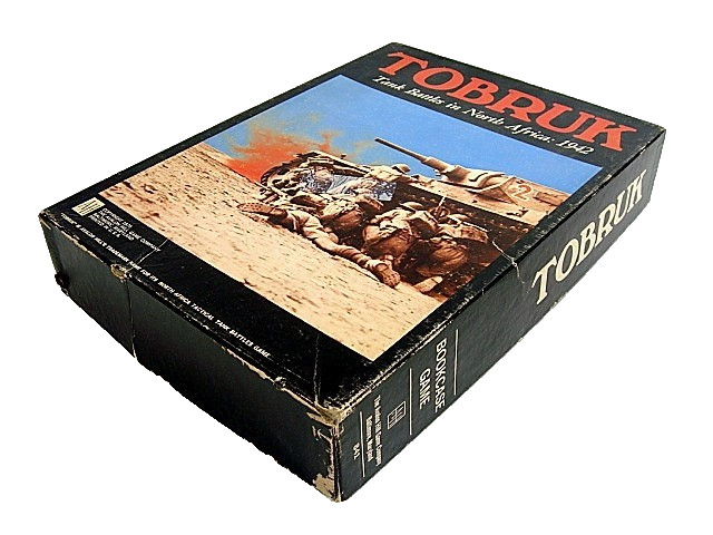 Tobruk AH Avalon Hill Bookcase Game 1975 Punched