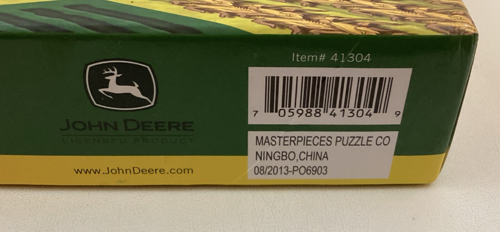 John Deere Checkers By Masterpieces Puzzles #41304 Complete