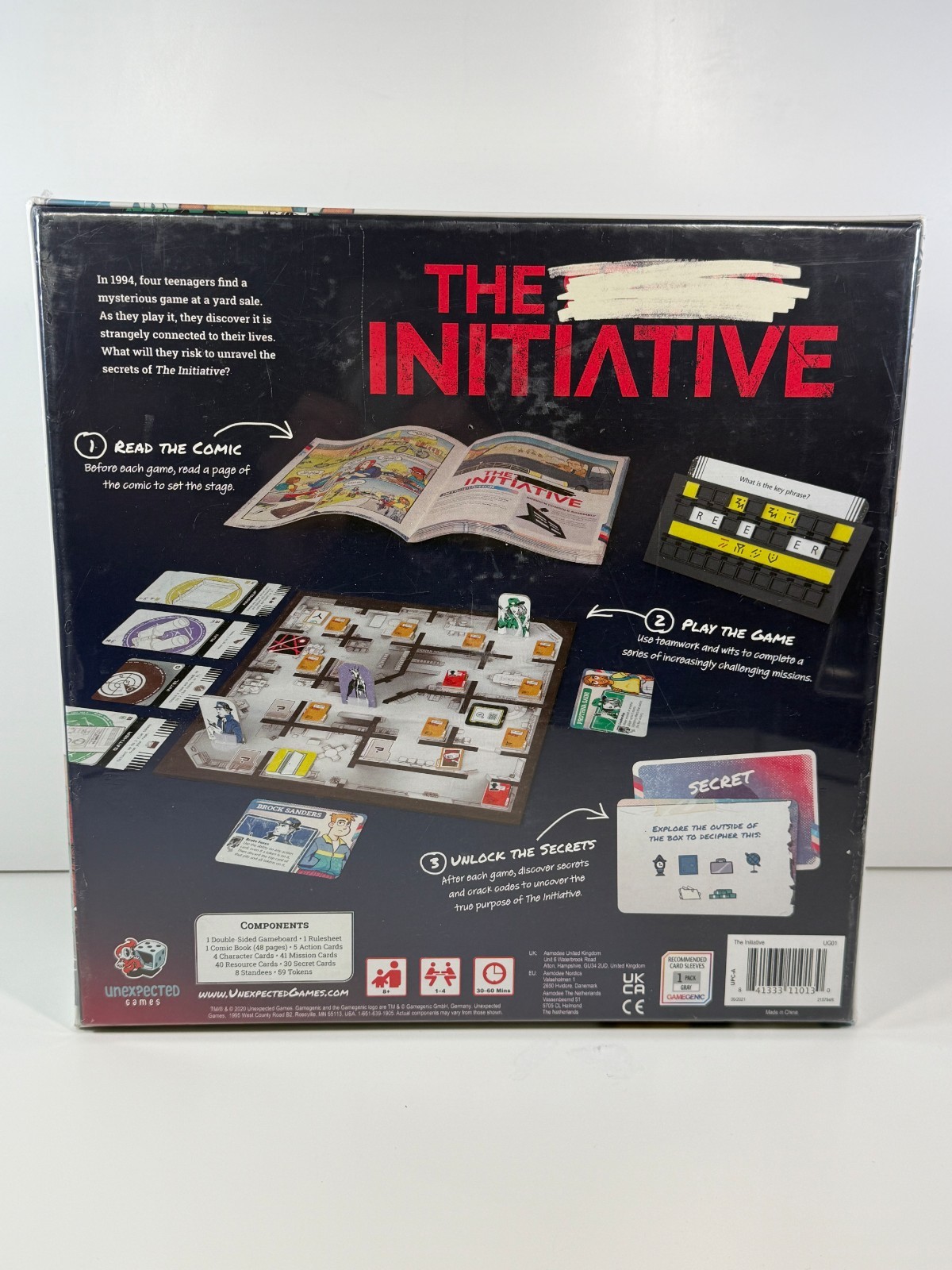The Initiative Cooperative Game Board Brand New Sealed UG01EN Asmodee Unexpected