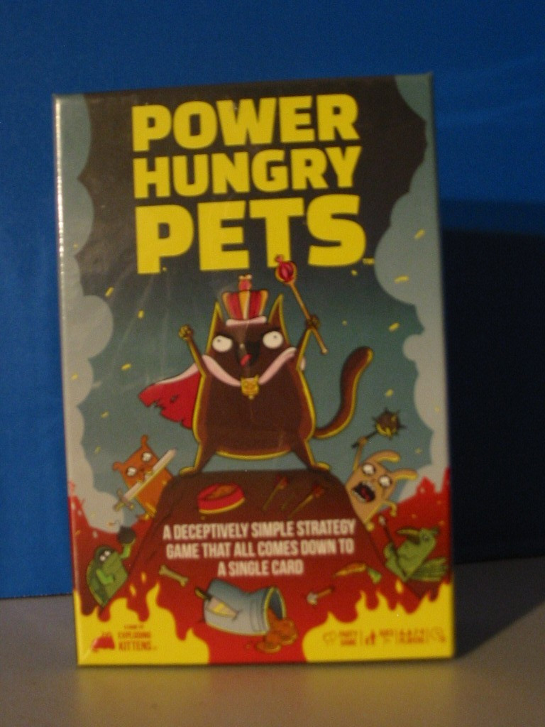 Power Hungry Pets Card Game – 2023 Exploding Kittens New Factory sealed