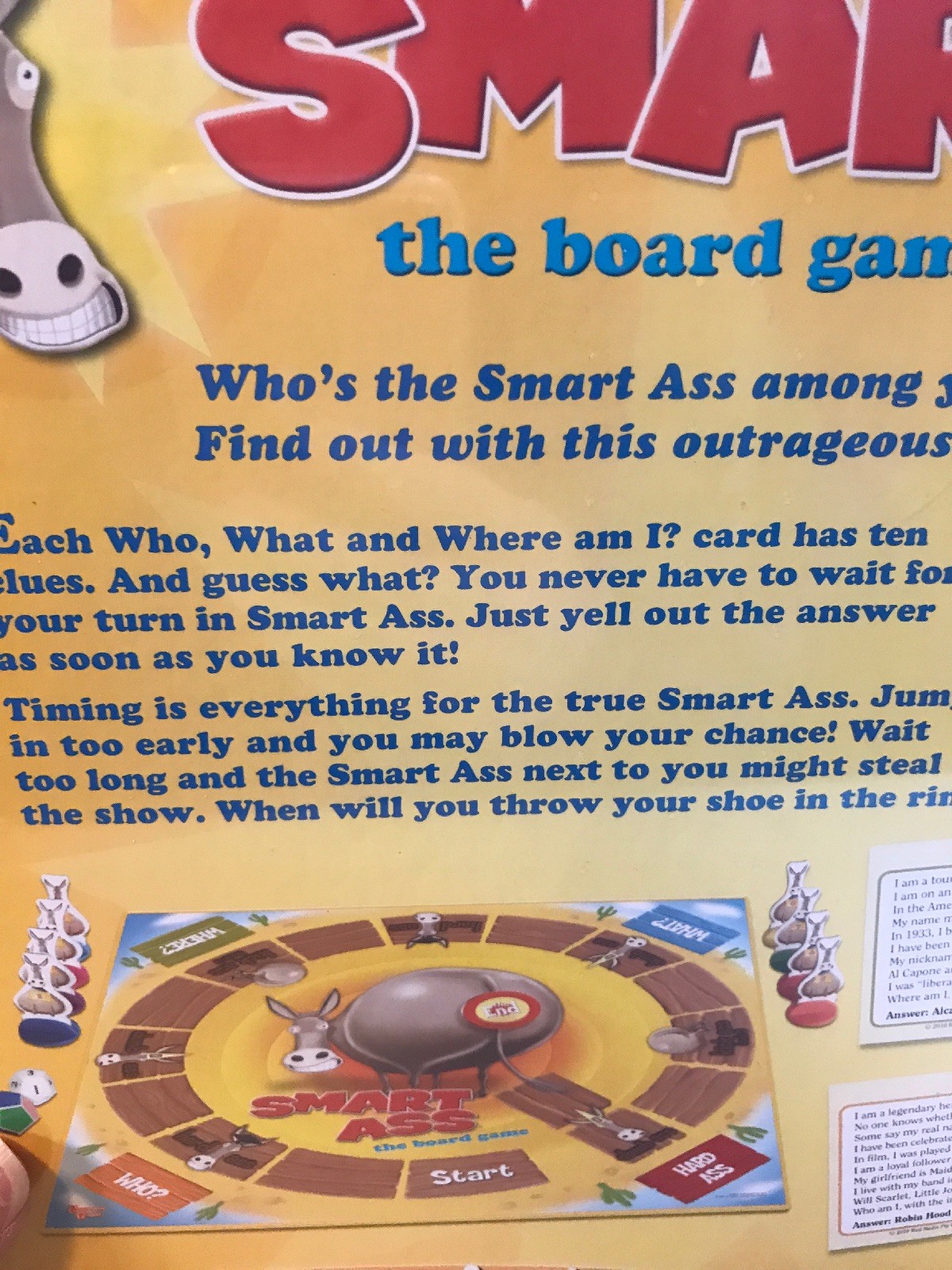 Brand New Sealed Smart Ass Game Ages 14+ 2-8 Players Ultimate Trivia Board Game
