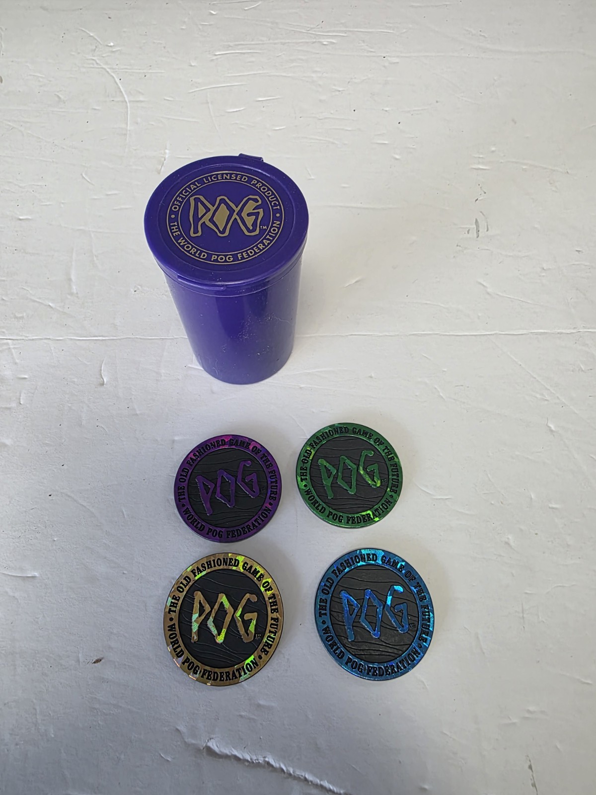 Vintage 1994 POG The Game World POG Federation Milton Bradley COMPLETE UNUSED!