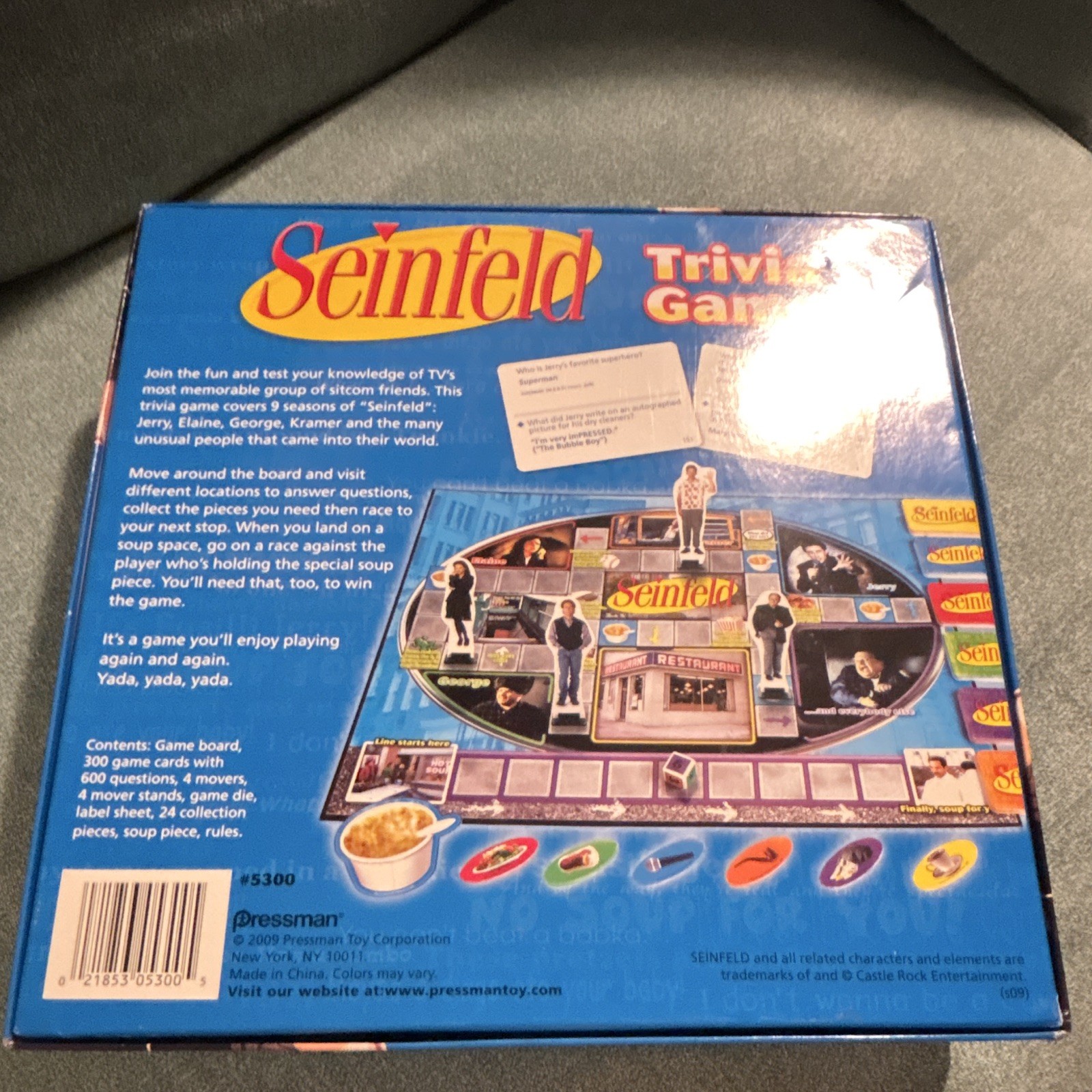 Pressman Seinfeld Trivia Game Complete, 2-4 Players, Ages 17+, 2009 MPN 5300