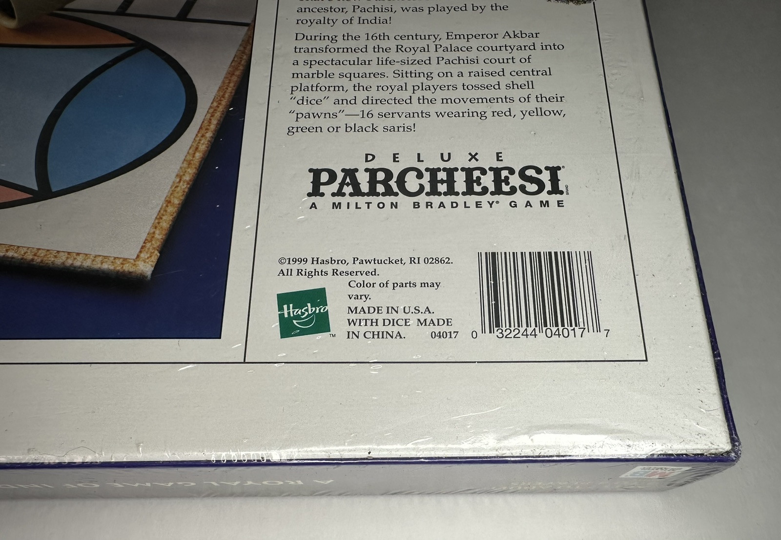 Deluxe Parcheesi Milton Bradley / A Royal Game Of India Edition / 1999 / Sealed