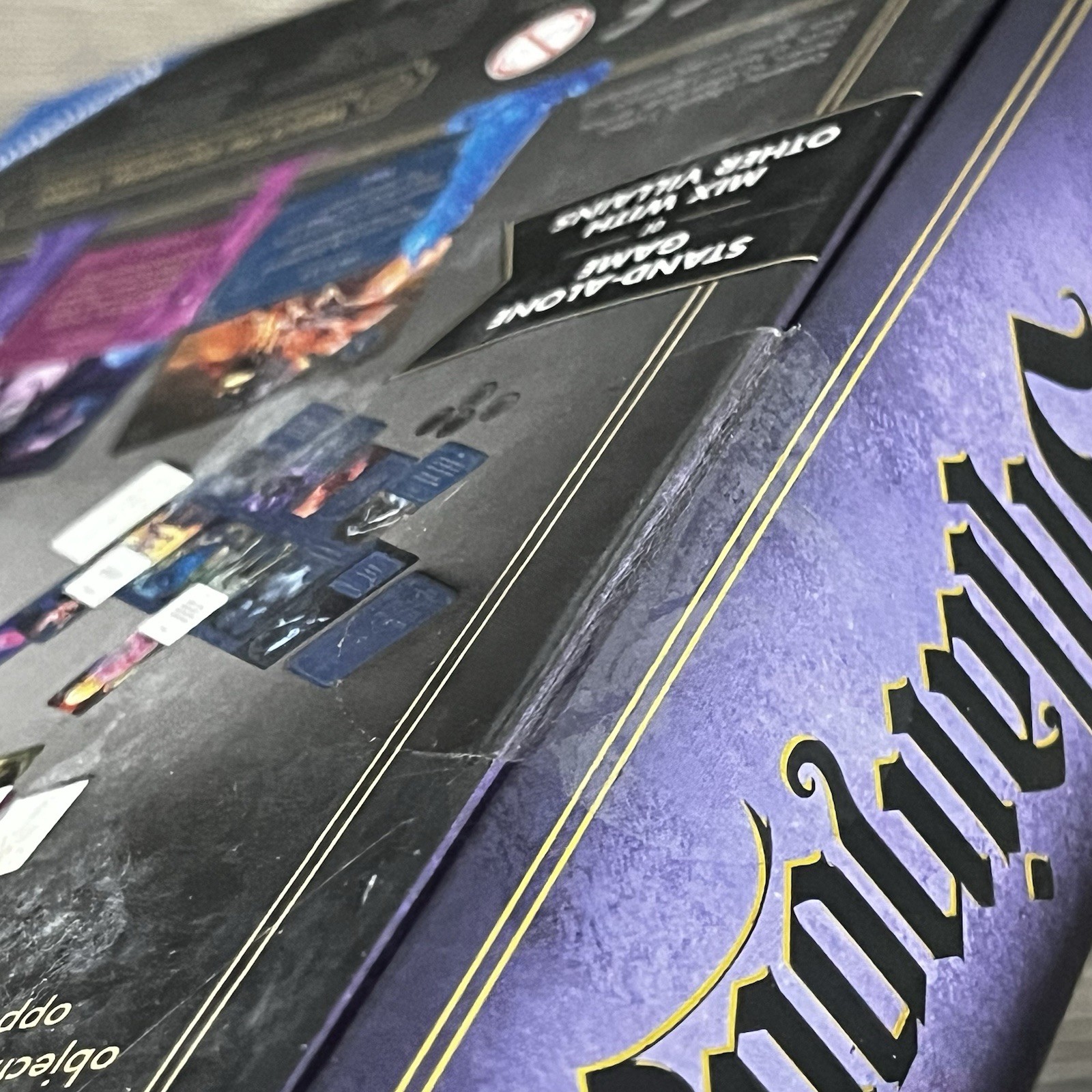 Disney Villainous Board Game Wicked to the Core Expansion/Standalone Purple NEW