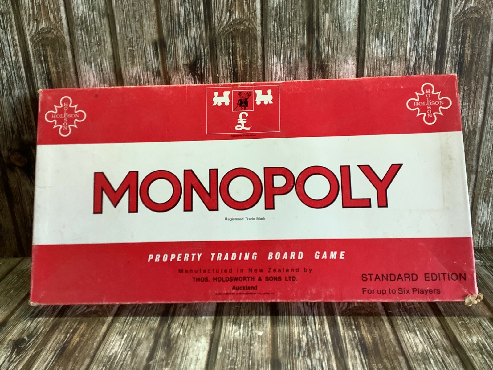 MONOPOLY STANDARD EDITION – HOLDSON – VINTAGE RETRO BOARD GAME NEW ZEALAND NZ
