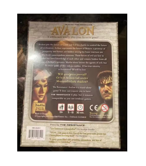The Resistance Avalon Card Game 5-10 Players Ages 14+