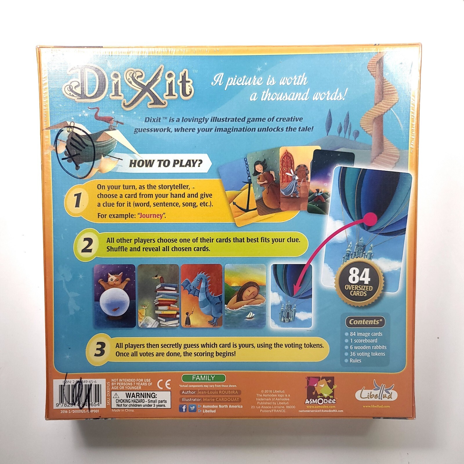 Dixit A Picture Is Worth A Thousand Words Libellud Board Game New in Box