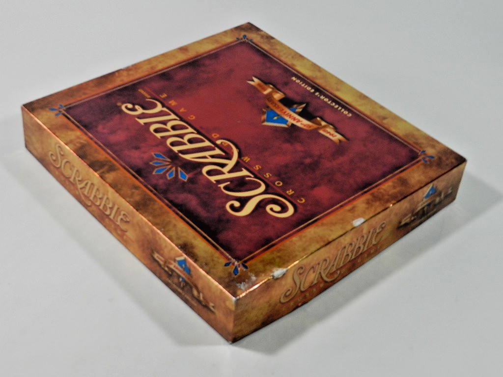 Scrabble 50th Anniversary Collectors Edition Crossword Board Game New