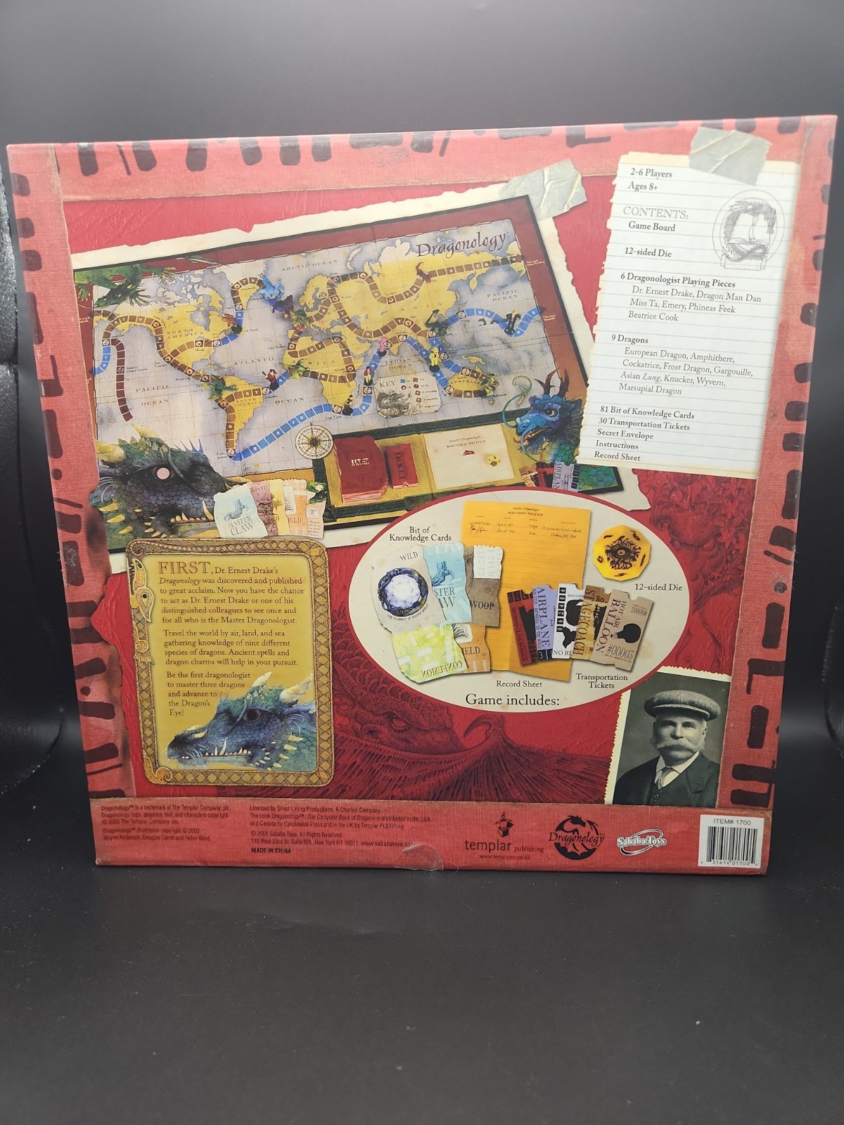 Dragonology The Game 2006 Complete Sababa Toys Board Game Great condition