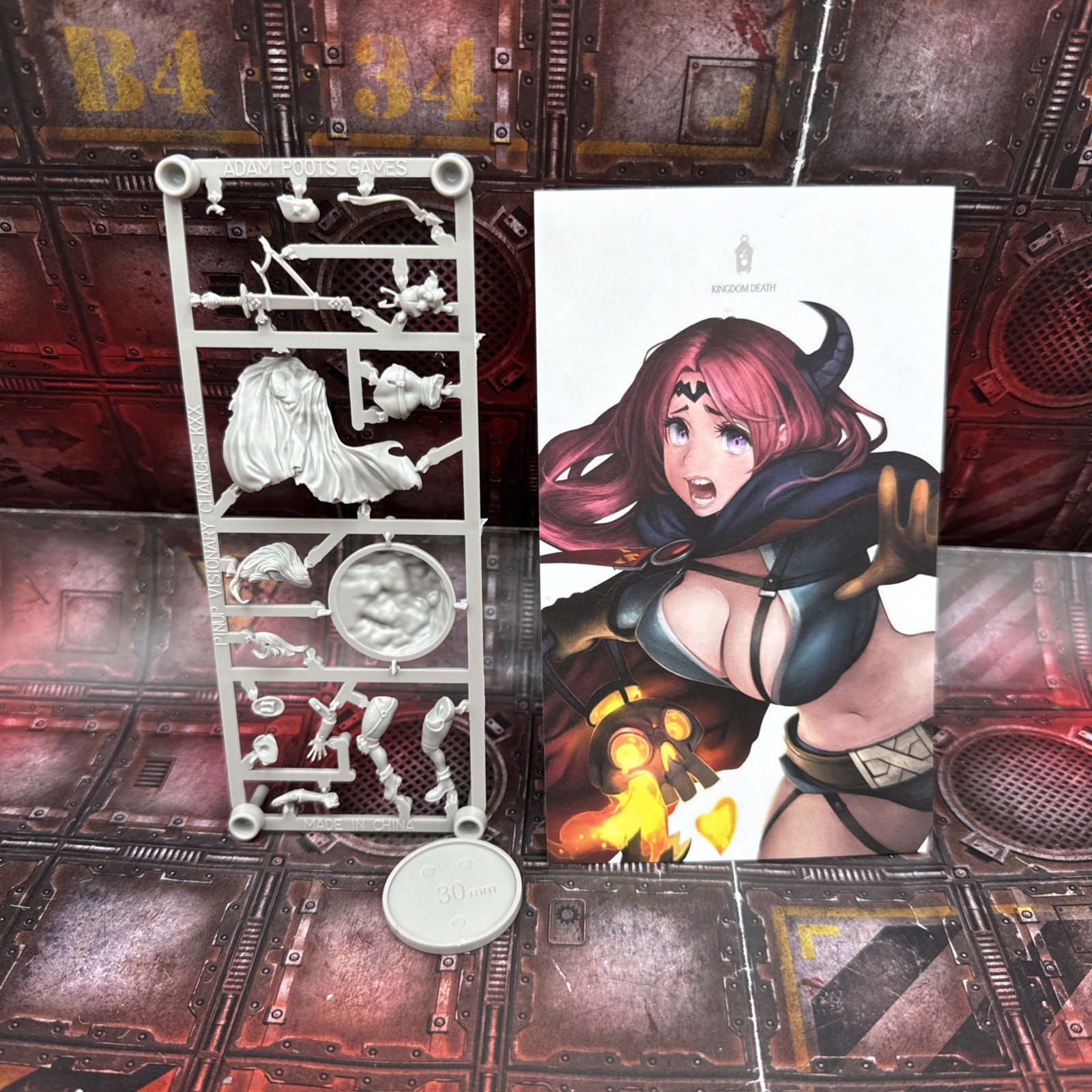 Kingdom Death Monster KDM – Pinup Visionary Changed Female – Nos