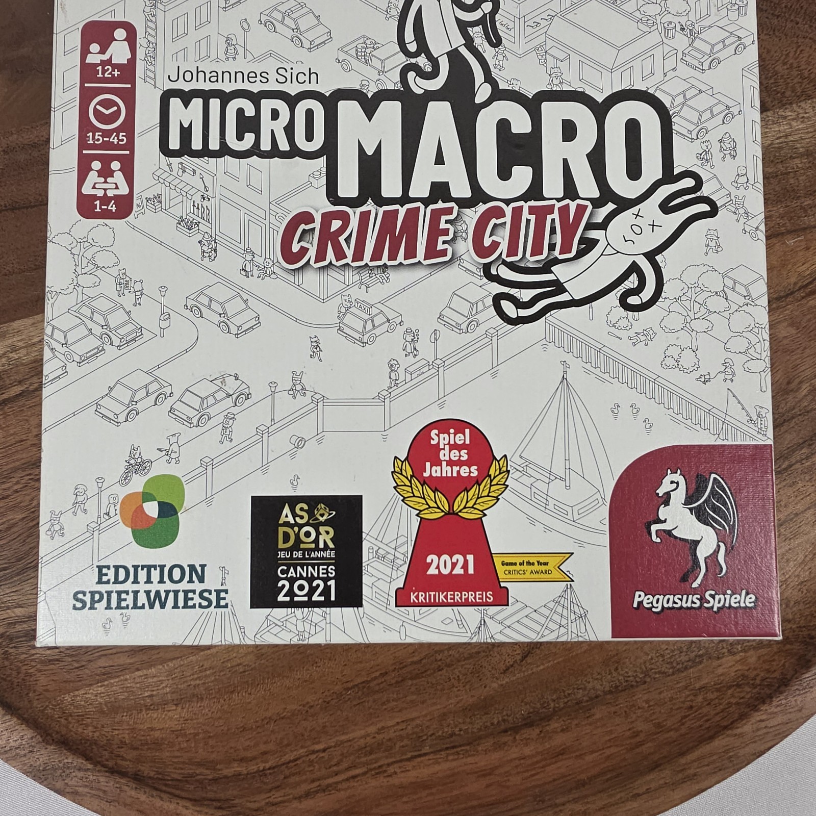 Pegasus Spiele Johannes Sich Micromacro Crime City Detective Board Game Complete