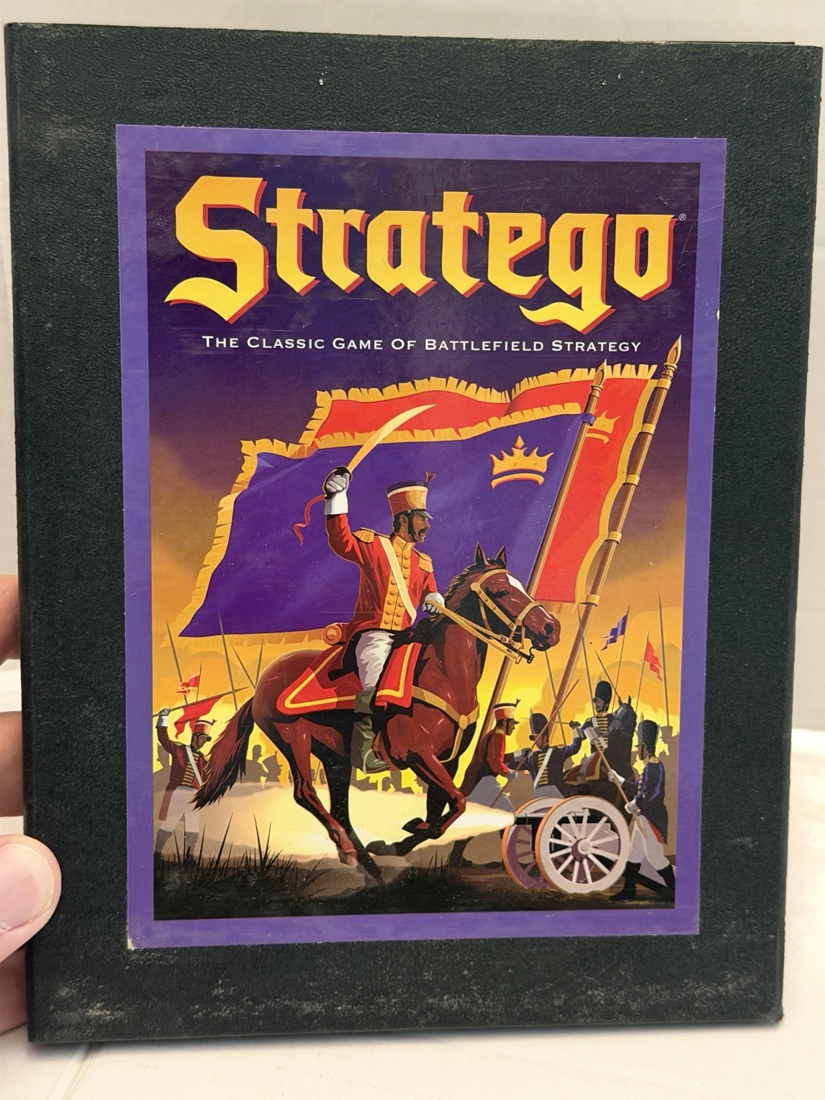 Stratego Wooden Bookshelf Display Classic Vintage Board Game 2009 No Manual