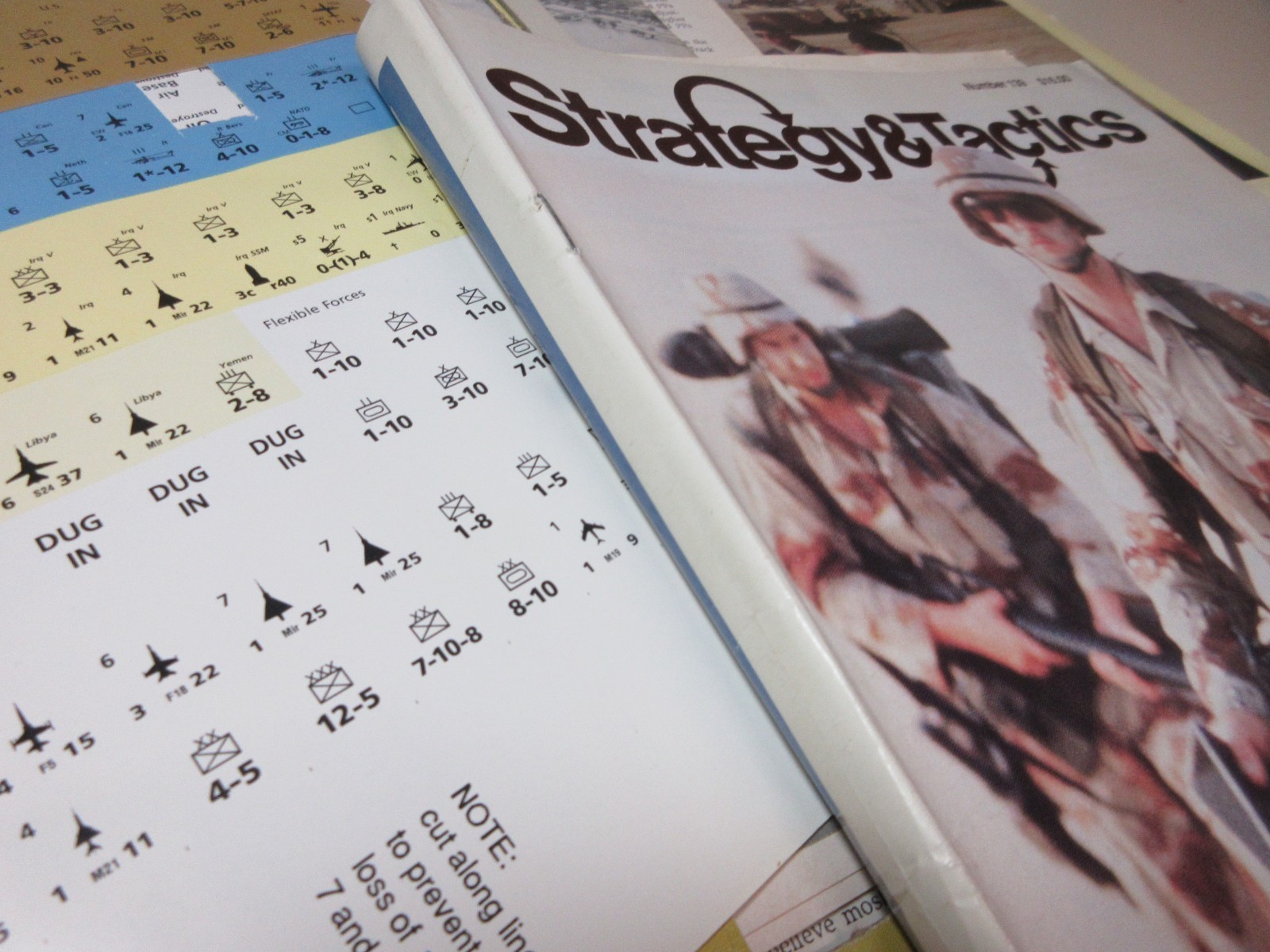 LOT OF 3 Strategy & Tactics/Decision Magazine War games # 139 144 147 PUNCHED