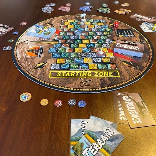 Board Game – NEW Strategy Board Game for 2-5 Players. Bike, Paddle, Trek, Cli…