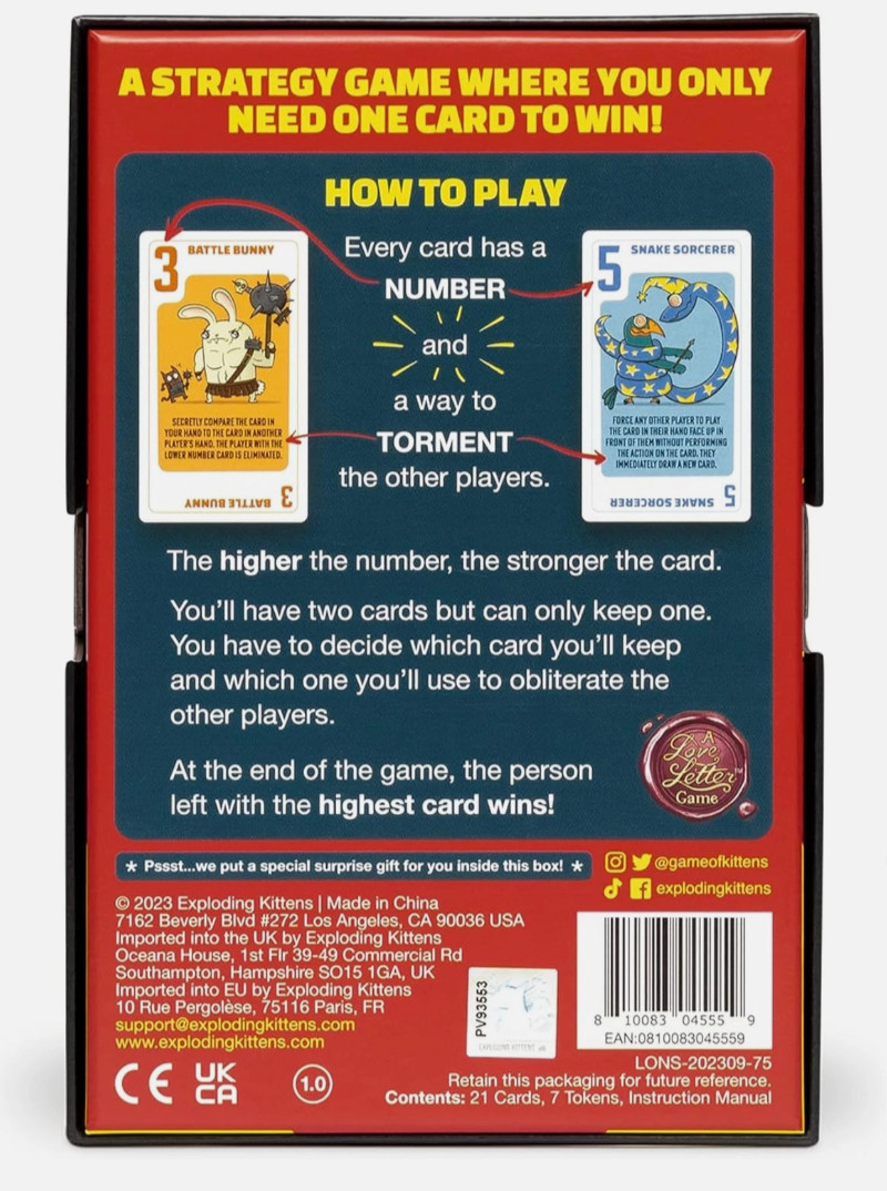Exploding Kittens: Power Hungry Pets – Party Game Ages 7+ 2-6 Players Brand New