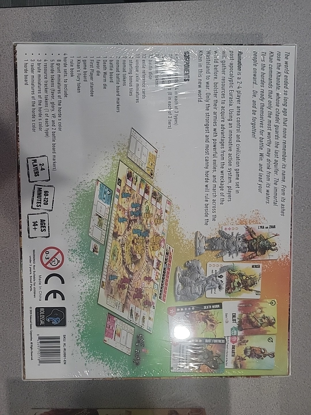 Kolossal Board Game Ruination Box Still Sealed