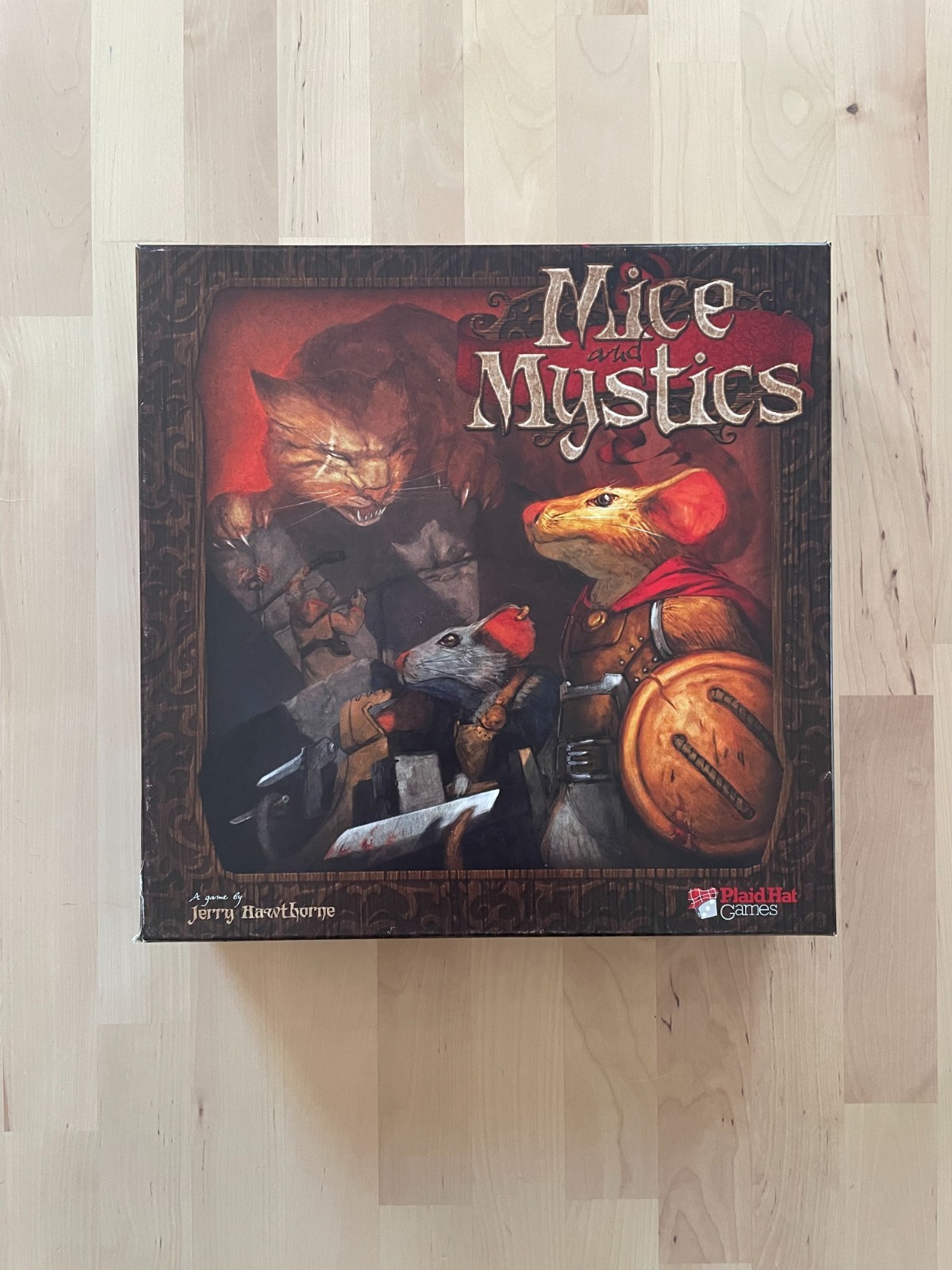 Mice and Mystics Board Game by Jerry Hawthorne Plaid Hat Games 1-4 Players NEW
