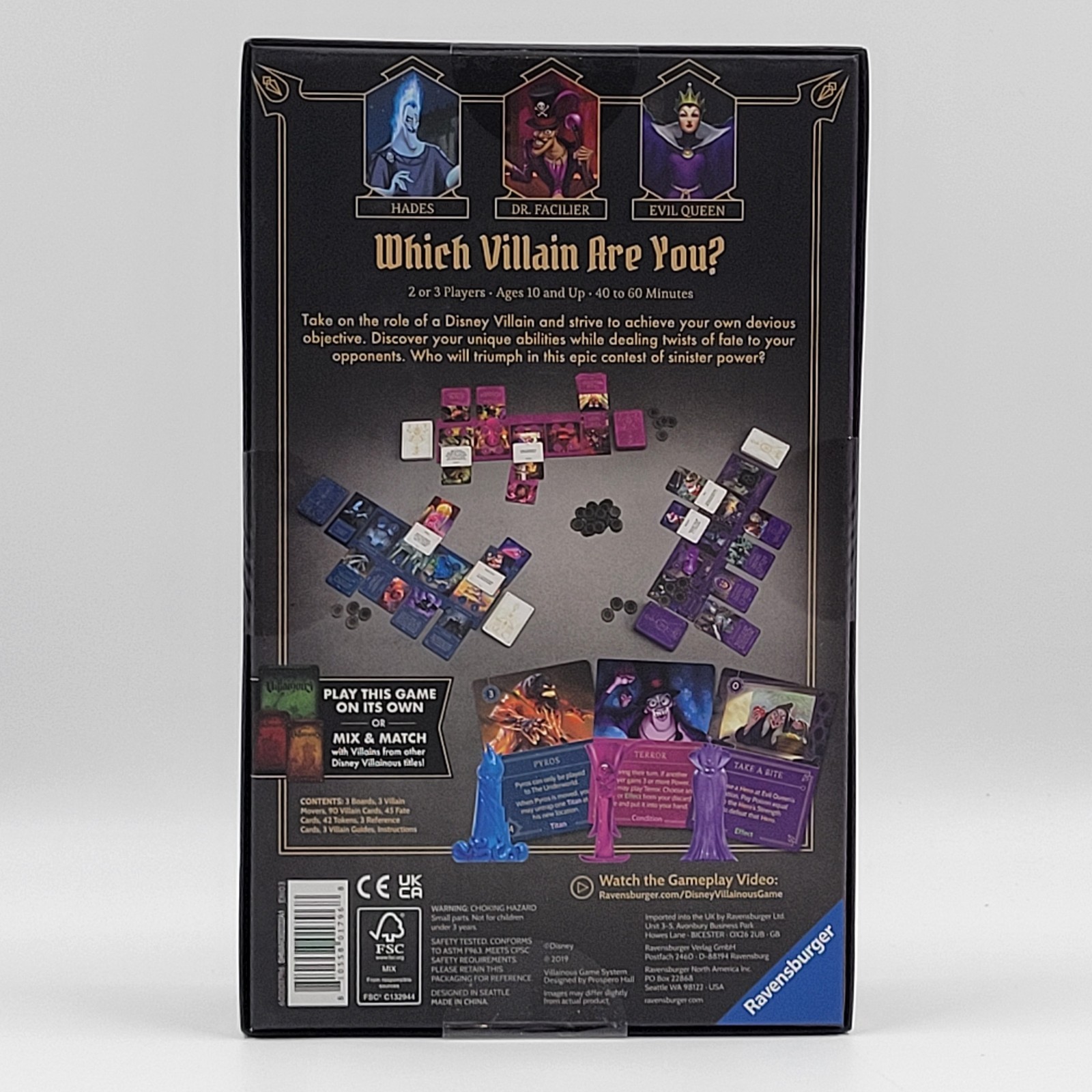 Disney Villainous Wicked to the Core Ravensburger Strategy Board Game – NIB